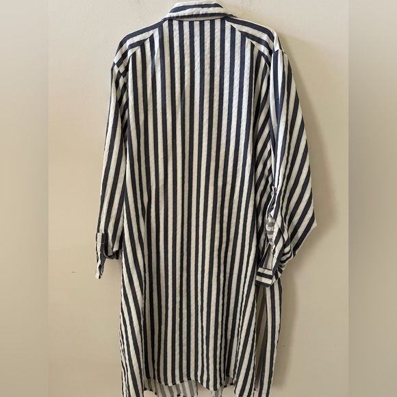 Brand New Striped Blend Shirt Dress or Tunic  Size 26 - Picture 6 of 16